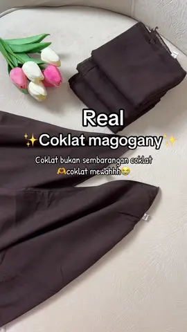 Real coklat mahogany bukan coklat pemungka😭#parisjadul #parisvarisha 