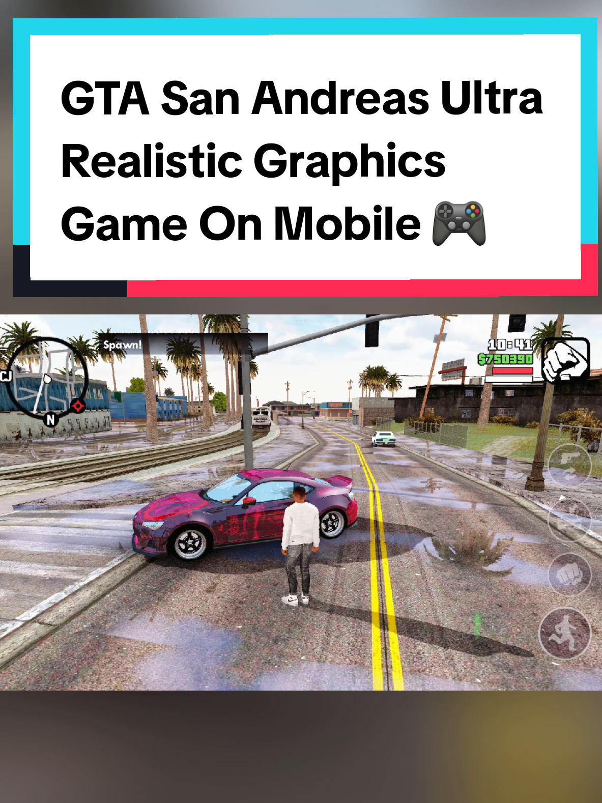 GTA San Andreas Ultra Realistic Graphics Game On Mobile 🎮 #gtasanandreas #gtasa #gtasan #gtasanandres #gtasanandreasandroid #ultrarealistic #game #rockstargame #openworldgames #foryou #cargame #gamename #offlinegame #100kviews #newupdate  #viralvideo #newgame2024  #unfreezmyaccount🙏🙏🙏    