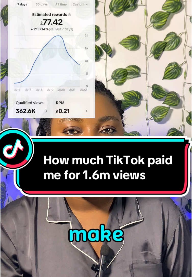 How much TikTok paid me for 1.6 million views  #creatorfund #updates #monetizetiktok  #uktiktok🇬🇧uk 
