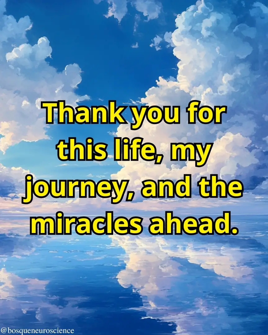 🌟 I am creating my own path.  🌟 I trust in the timing of my life.  🌟 I am a magnet for miracles.  🌟 I celebrate my uniqueness.  🌟 I am constantly evolving and growing.  🌟 I am filled with hope and excitement for the future.  🌟 I am deserving of all the blessings that come my way.  🌟 I am grateful for the love I receive and give.  🌟 I am a beacon of light and inspiration.  🌟 I am ready for the adventures that lie ahead.  #ThankYouLife #Gratitude #Journey #MiraclesAhead #Affirmations #PositiveVibes #SelfLove #GrowthMindset #Abundance #BelieveInYourself #Inspiration #Manifestation #JoyfulLiving #Mindfulness #Resilience #DreamBig #LifeIsBeautiful #EmbraceChange #LoveAndLight #PersonalGrowth #Hope #AdventureAwaits #BeYourself #CreateYourPath #Blessings