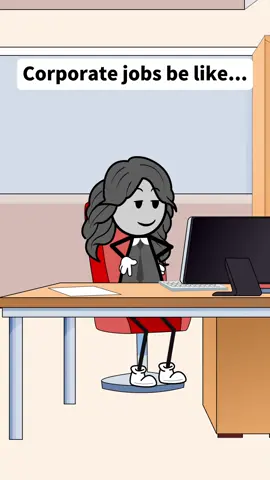 Corporate job be like…#animations #work #forYou #veronica #tiktok #fyp 