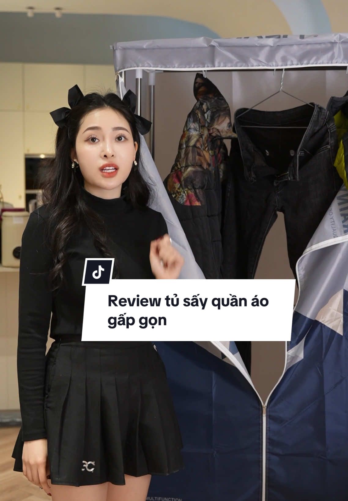 Review tủ sấy quần áo gấp gọn có thực sự tốt như quảng cáo? #tranganna #review #tusayquanao #xuhuong 