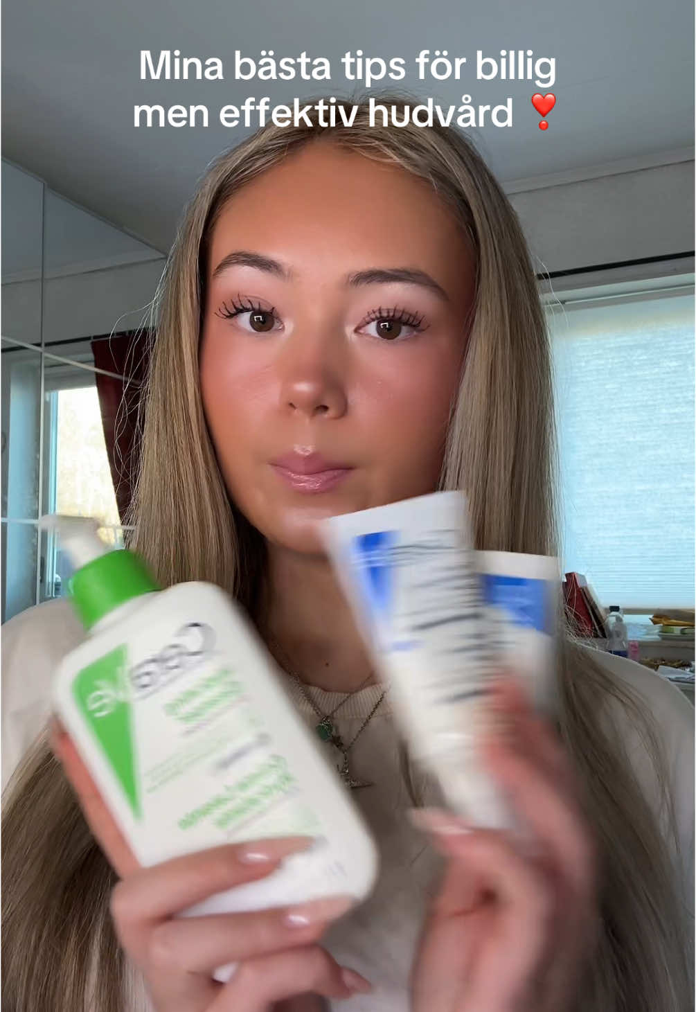 Älskar dessa produkter💚💙@CeraVe @ceravenordic #cerave  #cerawards  #routine #skincare 