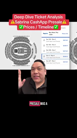Pray for good queue spots during artist presale #sabrinacarpenter #shortnsweet #ticketmaster #cashapp 