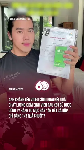 KẾT QUẢ KIỂM NGHIỆM VIÊN RAU CỦ KEẺA: 1 QUẢ CHUỐI CÓ HÀM LƯỢNG CHẤT SƠ BẰNG 153 VIÊN KẸO, TƯƠNG ĐƯƠNG 745K) #theanh28 #theanh28news #60giay #tiktoknews 