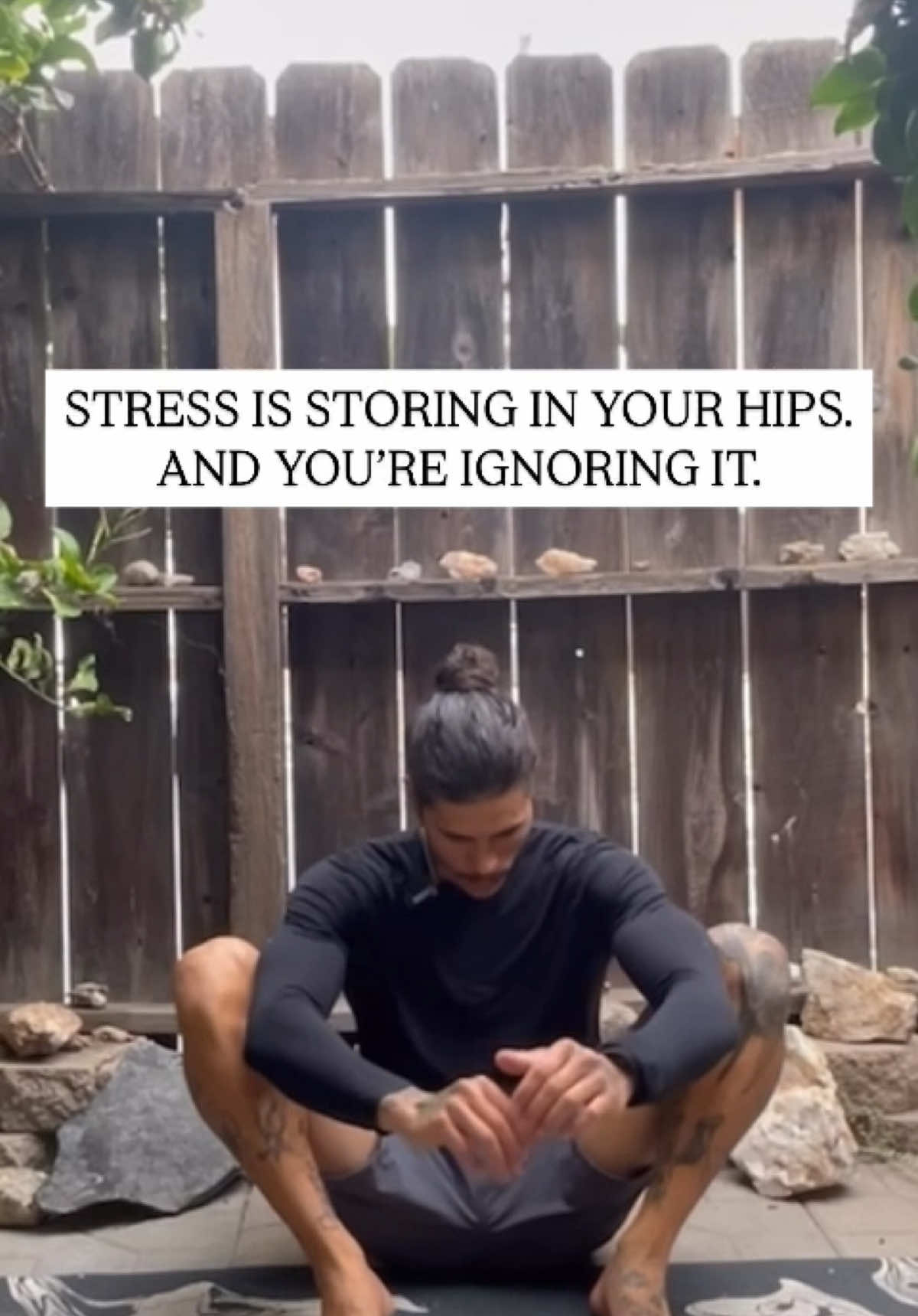 Your hips are hoarding stress. Here’s the fix. 1 min of deep squat rocks >> stretching.   Why? 👇   👉 Drains cortisol   👉 Unlocks vagus nerve calm   👉 Feels like a brain massage   **SAVE & TRY TONIGHT.**   #StressHack #VagusNerveActivation #HipMobility #TikTokWellness