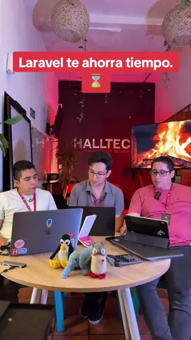 Laravel te ahorra tiempo. ⌛ #laravel #desarrollodesoftware #amamoshacersoftware 