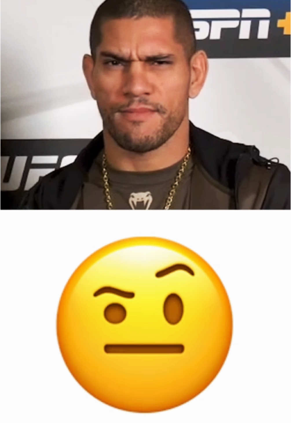 #AlexPereira nailed this #game 😂 #UFC #mma #ufc313 #emoji 