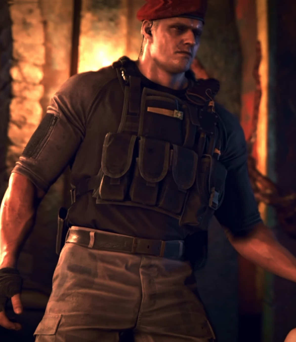 #KRAUSER | such a good villain. #krauser #residentevil #re4 #krauseredit #residenteviledits #horrortok #gaming #re4remake #trendingaudio #aesthetic #fyp  @Resident Evil 