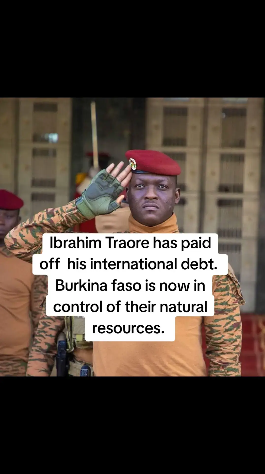 Burkina faso is in control of their naural resources #burkinafaso #ibrahimtraore🇧🇫 