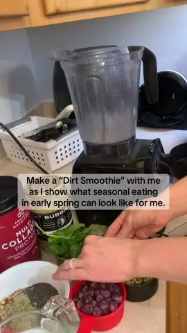 Spring is the perfect time to detox. Spring cleaning our bodies! This is what a day of spring eating may look like for me as I transition to spring foods. I am making a “dirt smoothie” as my husband calls them, because they taste like “dirt.” 🤣  Real food heals though, and I usually transition much better to spring if I do the work. As always, this is not medical advice. Just what I am doing. #seasonallifestyle #seasonallife #seasonaleating #eatinseason #springeating #springdetox #springcleanyourbody #detoxsmoothie #dirtsmoothie #readyforspring #adjustingtospring #healingwithfood 