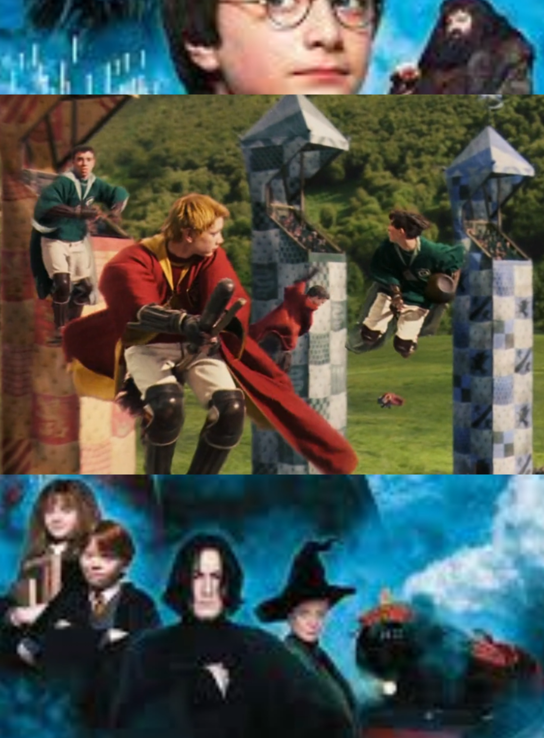 Harry Potter e a Pedra Filosofal - Primeira partida de Quadribol Parte 3 Harry Potter e a Pedra Filosofal foi lançado em novembro de 2001. Foi produzido pela Heyday Films e 1492 Pictures Distribuído pela Warner Bros. Pictures