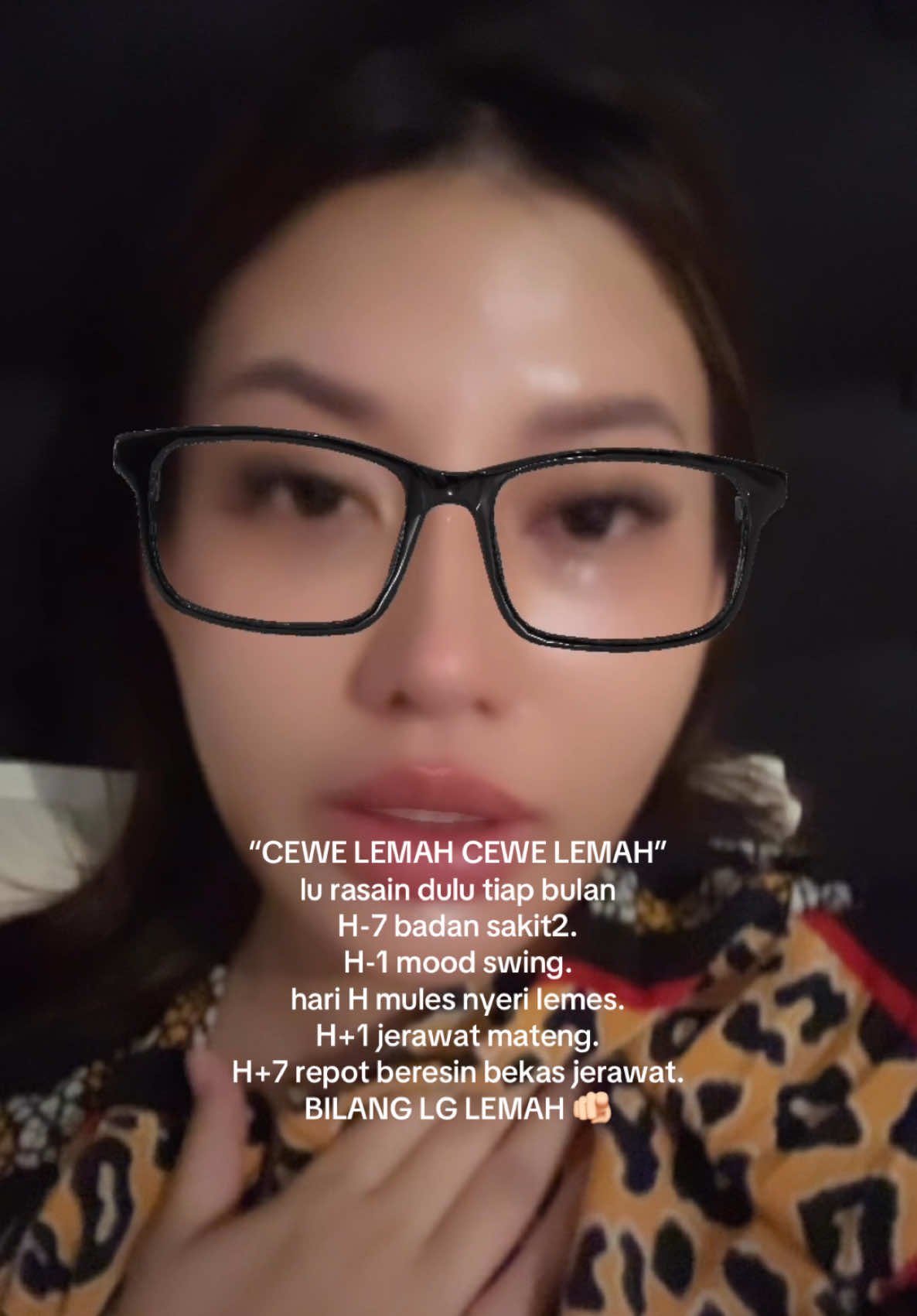 perempuan selemah aku berkelahi dgn siklus mens 🤞🏻