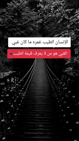 الإنسان الطيب عُمره ما كان غبي الغبي هو من لا يعرف قيمة الطيب🖤...