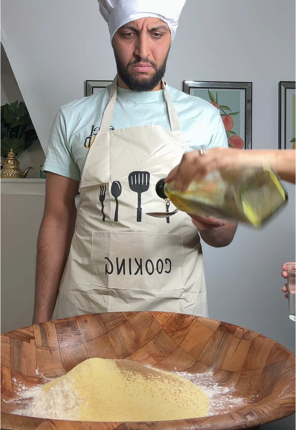 Yacine aujourd’hui à cuisiné bsaha o raha mon loulou @Yasscomedie #recetteramadan 