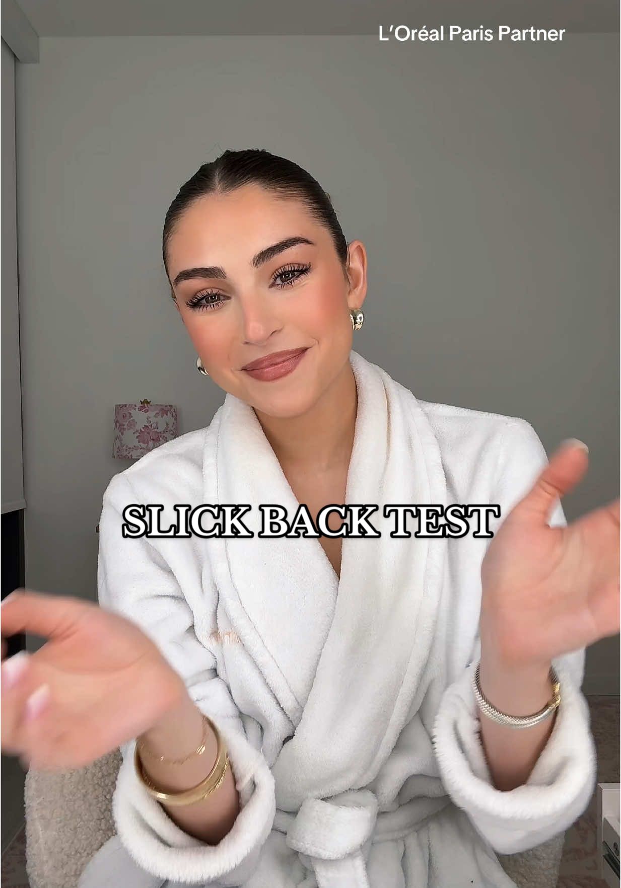 where has this been my whole life😭 @loréal paris usa Elnette Slick Back Cream  #LOrealParisPartner #LOrealParisHairCare  #slickback #slickbackbun 