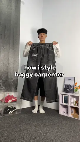 cakep banget woii, pantesan goib 🙂 #satisfaction #carpenterpants #carpenterbaggy #baggypants #carpenterpantsoutfit #outfitideas #outfitinspo 
