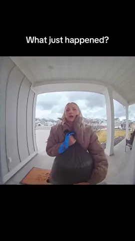 What did she just take? #comedy #humor #doorbellvideo #hoa 