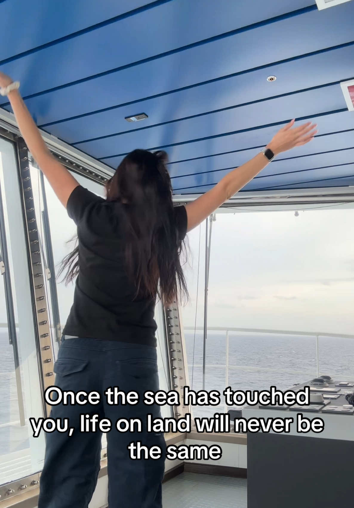 Sea legs for life 🫶🏼 #sea #ocean #ship #seafarer #shefarer 