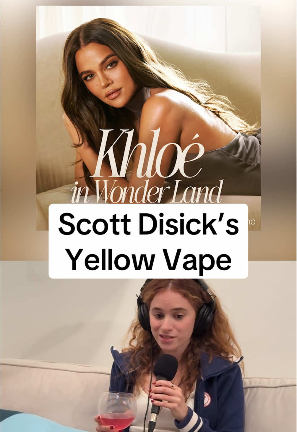 Scott’s toy spoke volumes on Khloé Kardashian’s new podcast. @Cam @pete and special guest Ellie Sachs! #talktuah #khloekardashian #fyp 