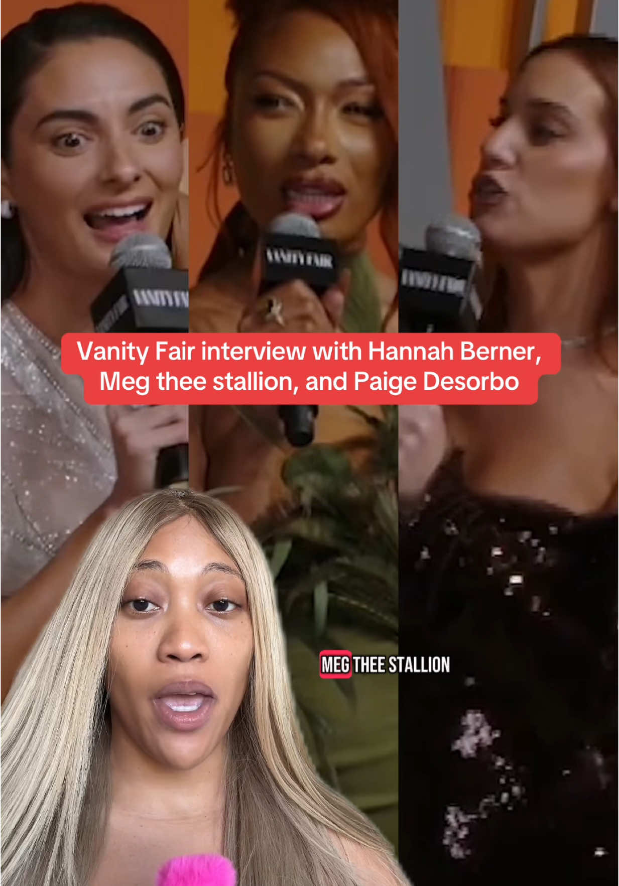 Paige DeSorbo & Hannah Berner “interview” Meg Thee Stallion at The Vanity Fair Oscars Party 🤦🏽‍♀️#hannahberner #paigedesorbo #megtheestallion #vanityfair #vanityfairoscarparty #summerhouse 