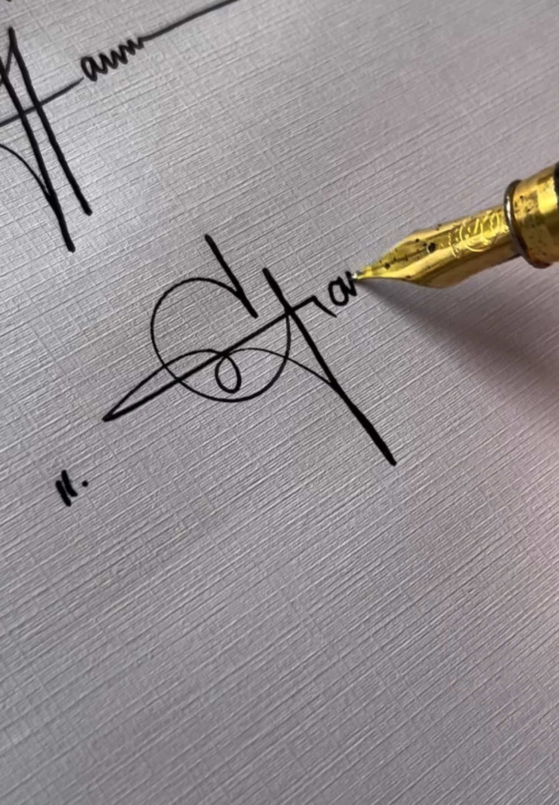 Signature style of letter G #signature #calligraphy #handwriting #howtodraw 