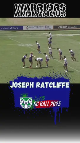 JOSEPH RATCLIFFE | SG BALL | WEEK 5 | NZ WARRIORS FULL VID: https://youtu.be/vETan4t2hS8 #onenzwarriors #nrl #upthewahs #futurewarriorsnz #nswrl #pathways #rugbyleague #nzsport