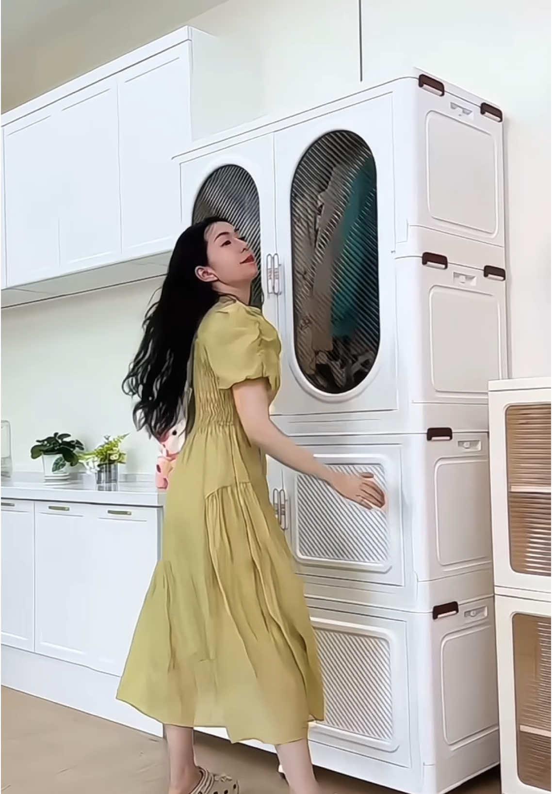 Tủ Nhựa Để Quần Áo Để Đồ Nhiều Tầng Rộng 78Cm#xuhuong #thinhhanh #giadungtienich 
