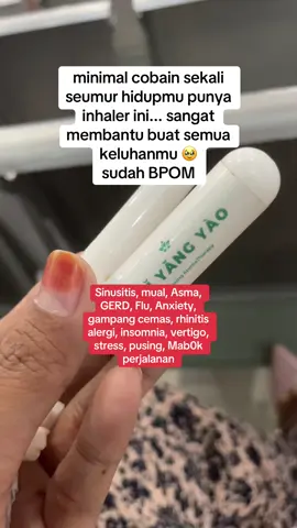 inhaler zhi yang yao kecil cabe rawit pilih sesuai keluhanmu #inhaler #zhiyangyao #sinusitis #GERD #asma #vertigo 