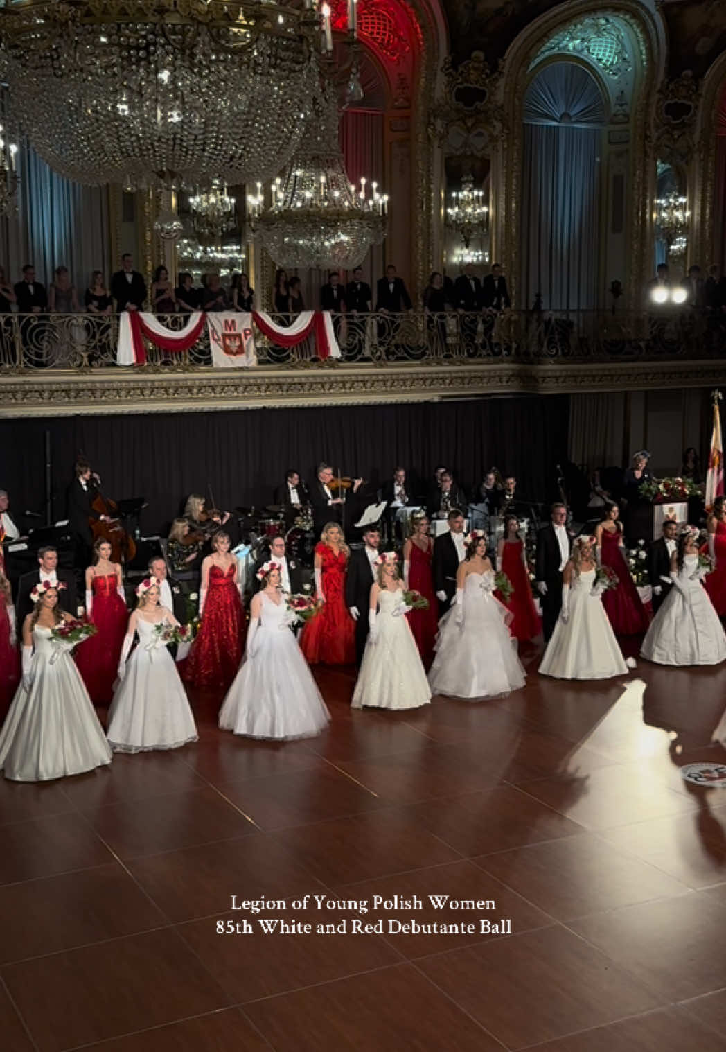 Debutante Ball - Legion of Young Polish Women 85th White and Red Ball🌹  #debutanteball #chicago #blacktieevent #legionofyoungpolishwomen 