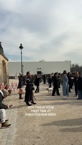 A literal surreal moment. #pfw #parisfashionweek #paris #diorpfw25 