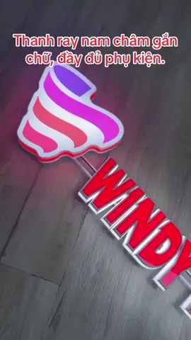 Thay ray năm châm gắn chữ, siêu tiện lợi, dễ lắp đặt và điều chỉnh. LH 0️⃣9️⃣0️⃣1️⃣4️⃣6️⃣9️⃣6️⃣5️⃣5️⃣ em Thư #vattuquangcao #thuled #thanhraynamcham #thinhhanhtiktok 