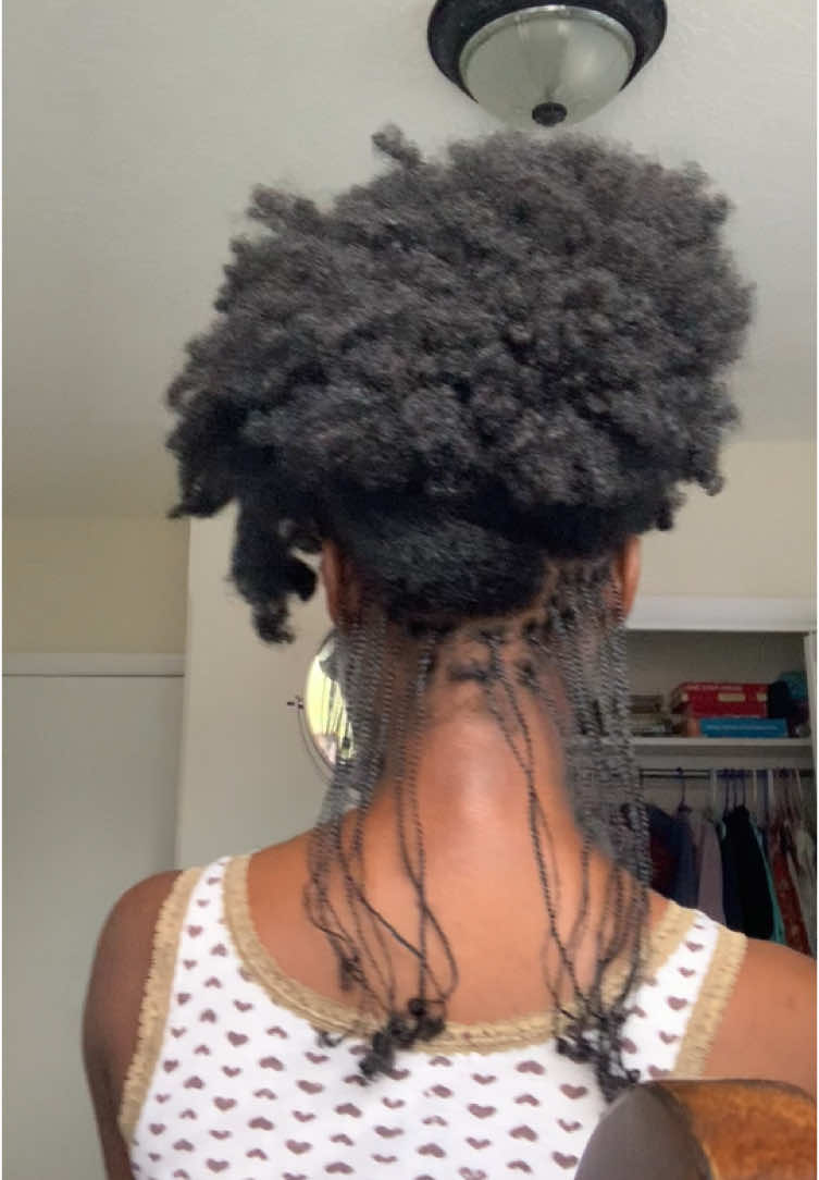 Loosing them out was always the hard part 😂 I don’t know what possessed me to do this hairstyle weeks at a time—I had way too much free time on my hands 😂 #braids #hairstyle #fyp #pov #hair #naturalhair #4chair #blackgirl 