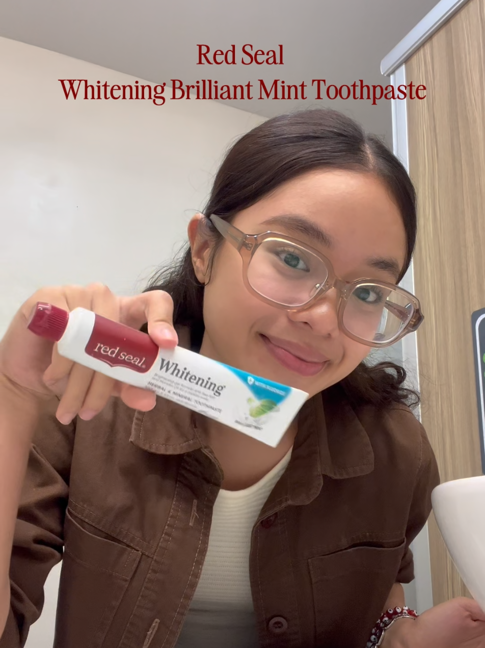 Have you noticed how I've been smiling more lately? #redseal #redsealph #whiteningtoothpaste #allnaturalproducts 