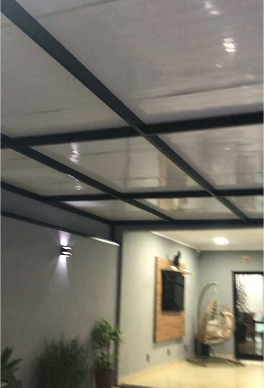 Garagem em telha forro sanduíche 👑01 #garagem #telhadoembutido #casa #construction #toldos #coberturas #fyp #trabalho 