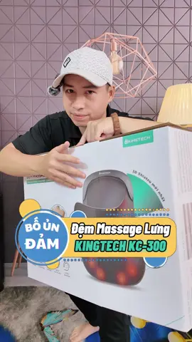 Đệm massage lưng cao cấp Kingtech KC-300 , chuyên viên massage tại nhà #maymassagekingtech #kingtechcare #demmassage