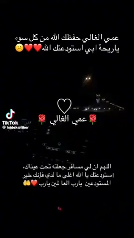 عمي  الغالي توصل بالسلامة يا غالي 