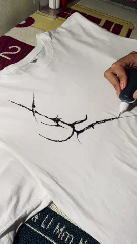 #fyp #y2k #art #artist #cybersigilism #custom #neotribal #sketch #drawings #viral #ฟีด #เพนท์เสื้อ #shirt #2000s 