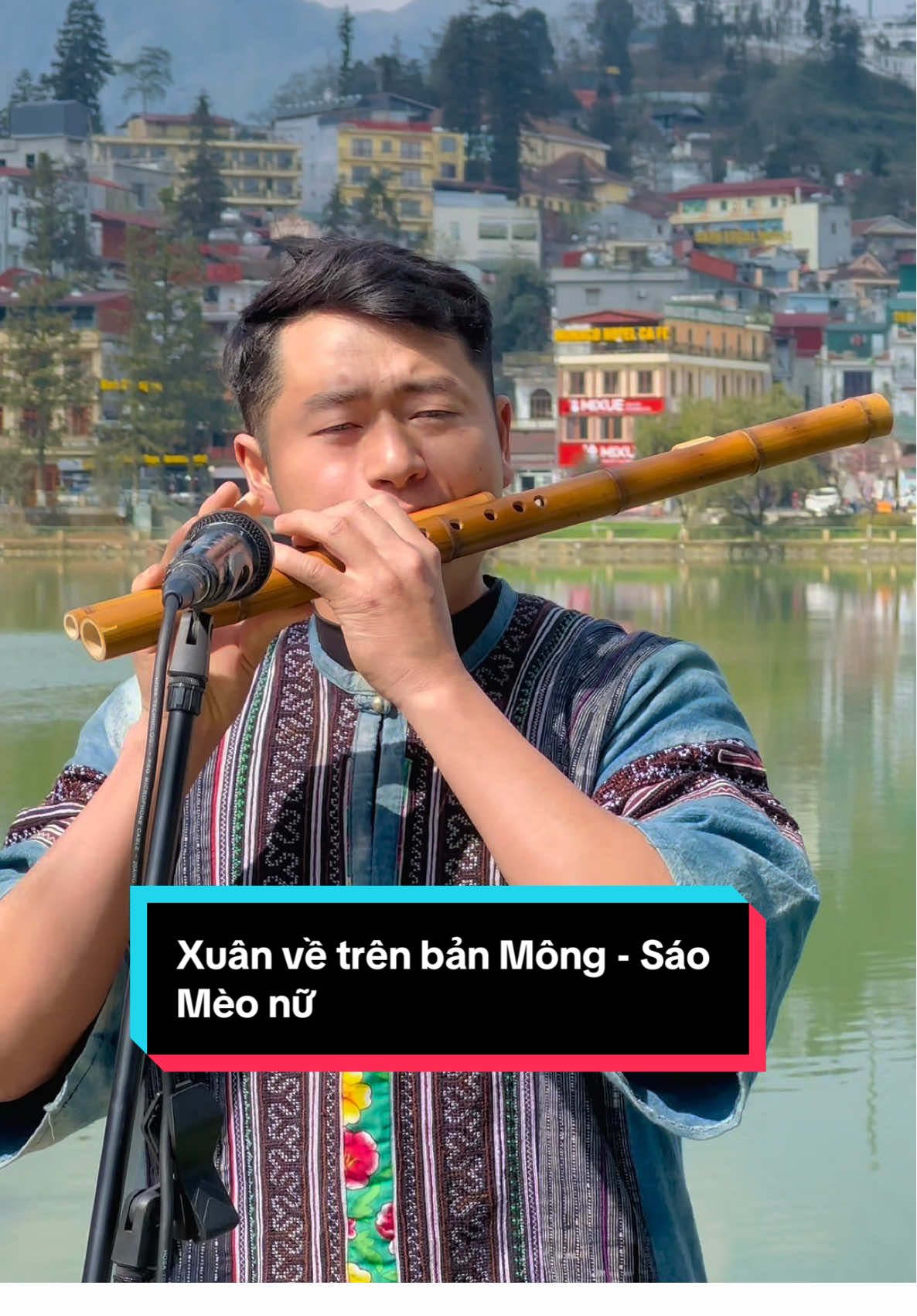 Sáo Mèo nữ - Xuân về trên bản Mông 🏔️ #saoduongphu #xuanvetrenbanmong #sapa #taybac #saomeo #saomeotaybac #sáo #thoisao #saomeonu #CapCut 