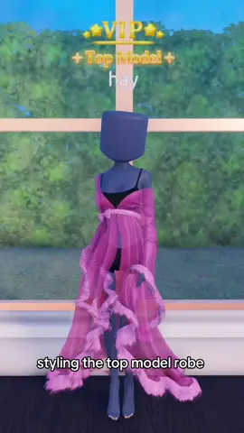 the only sound that plays in my head when i use the top model reward robe cause it’s giving victoria secret everytime #foryoupage #fyp #dti #dresstoimpress #roblox #robloxfyp #dtiupdate #fashion 