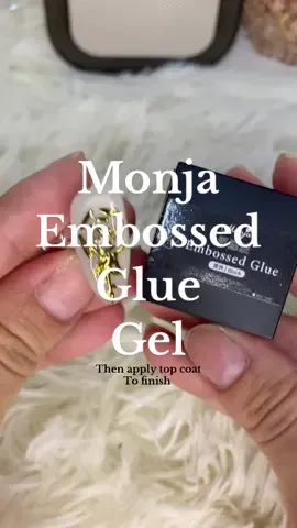 Monja embossed glue gel na for sure magugustuhan mo din 🥰 #monja #embossedglue #3ddesignnails #nailart #nails #nailtech 