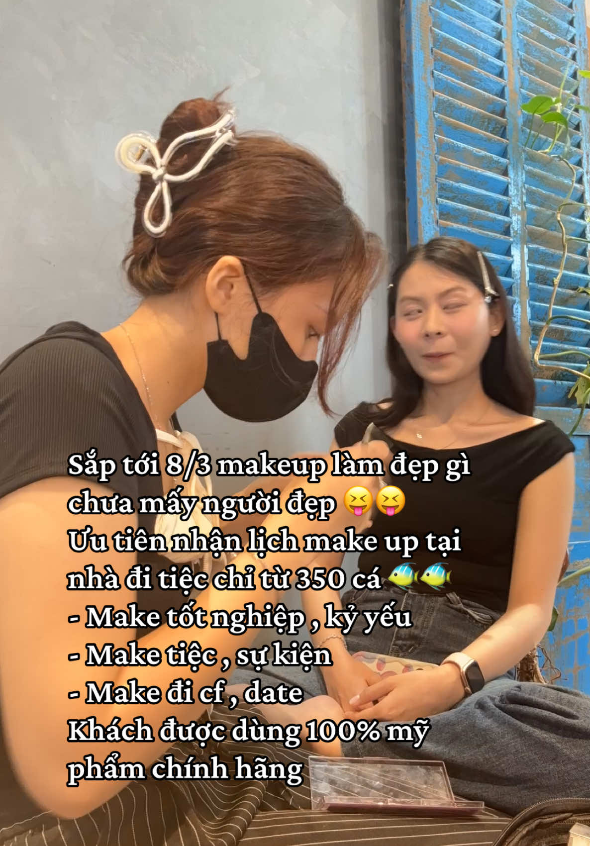 Ưu tiên nhận lịch make up tại nhà tphcm đi tiệc chỉ từ 350 cá 🐠🐠 - Make tốt nghiệp , kỷ yếu  - Make tiệc , sự kiện  - Make đi cf , date Khách được dùng 100% mỹ phẩm chính hãng #xuhuong #makeupartist #makeuptainhatphcm #makeupsaigon #makeupcanhansaigon #makeuptainha 