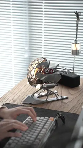 The metal nautilus—bringing soul to your space. #stodeer #mechanical #MetalArt #DIY #ToyMaking #Satisfying #Modeling #Crafting #ASMR #Miniature #artwork 