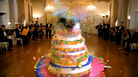 #Pika women bursting out of a birthday cake #birthday 