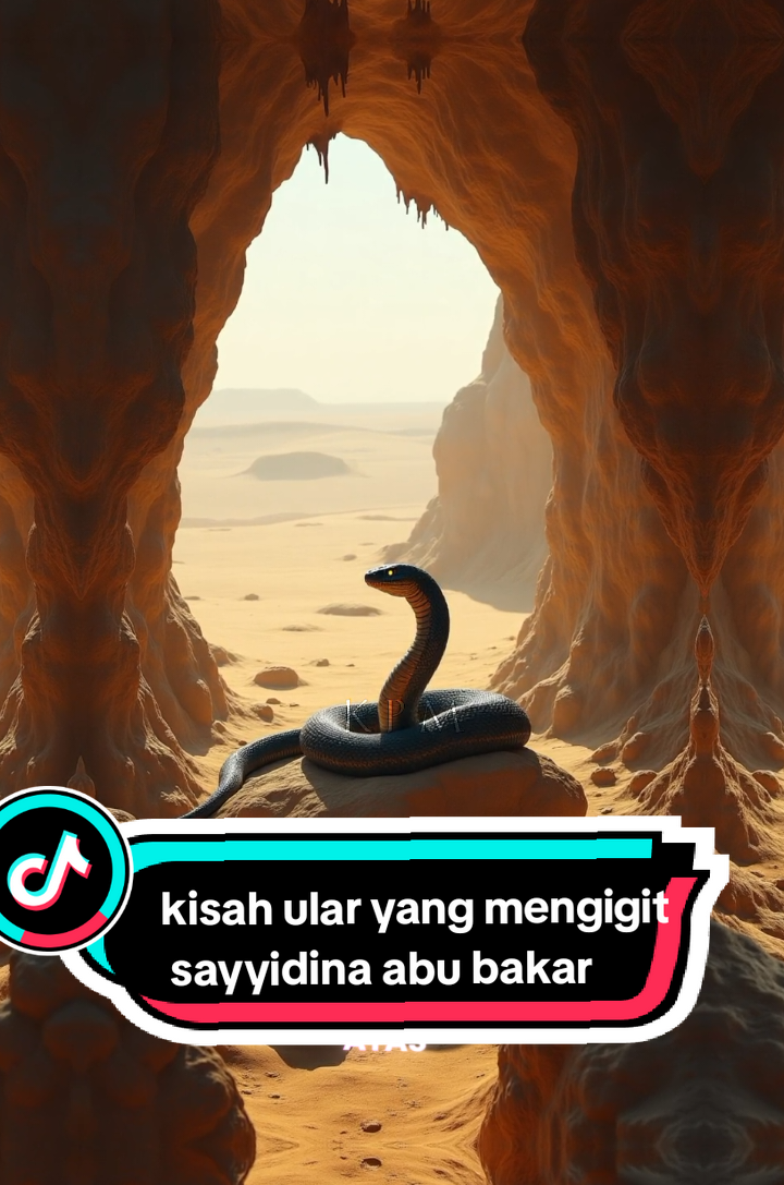 kisah ular yang mengigit sayyidina abu bakar di goa tsur #kisahnabi #goatsur #abubakar #kisah #nabi 