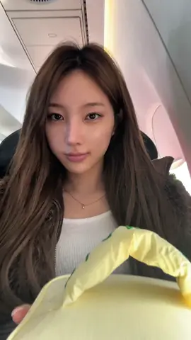 GRWM on the plane ✈️ 기내에서 화장하기 4탄!! 연하게 해봤어요 #grwm #메이크업 