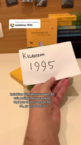Replying to @Ibnu rusyd Usia 30 adalah masa-masa yang, surprisingly, tidak semenyeramkan dugaanmu. Usia 30 adalah masa-masa, yang untuk kali pertama, kamu merasa lebih muda, bebas, berani. Lebih bijak, lebih dewasa. Seakan usia duapuluhan-lah yang harusnya terasa seperti ini. Tapi, usia duapuluhan memang masa-masa ditempa, digembleng, tersudut, bertahan, mencari.  Usia 30 adalah masa-masa bodo amat dari ekspektasi orang lain, even your own family.