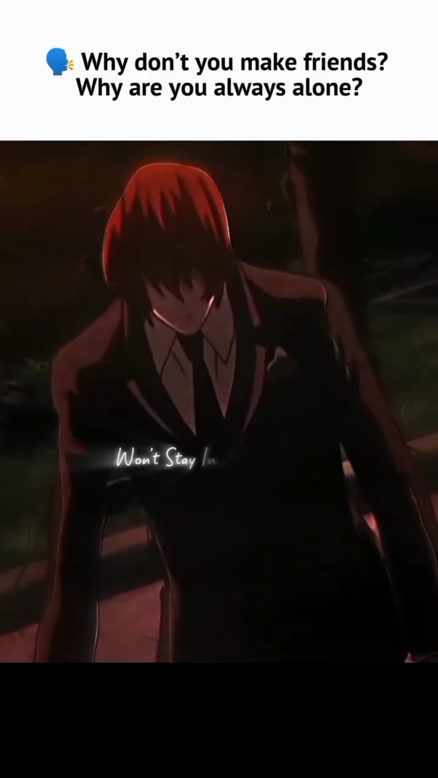 I don't need temporary people in my life😮‍💨  #i_m_majestic #deathnote #lightyagami #amv #anime #quotes 