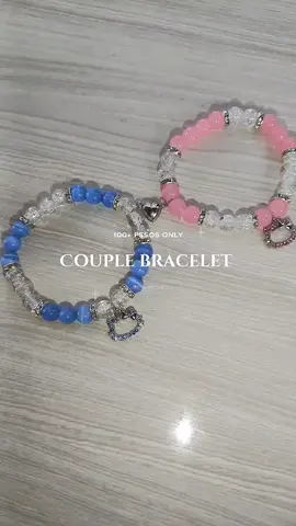 #couplebracelet #couple #bracelet #pink #blue #heart #cutie #fyp #viral #trending #goodquality 