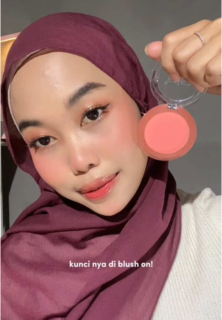 kunci makeup seger abis mandi #blush #salsablushon #powderblush 
